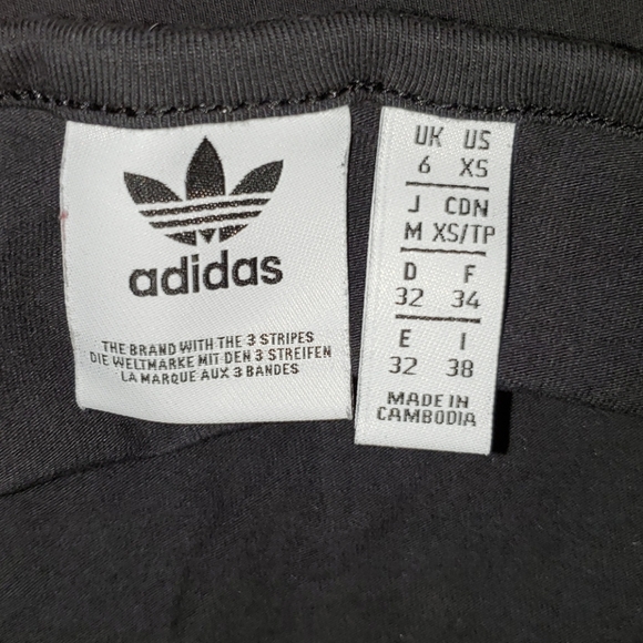 Worn Once!! ADIDAS Cropped Apron Tank Top - Picture 3 of 3